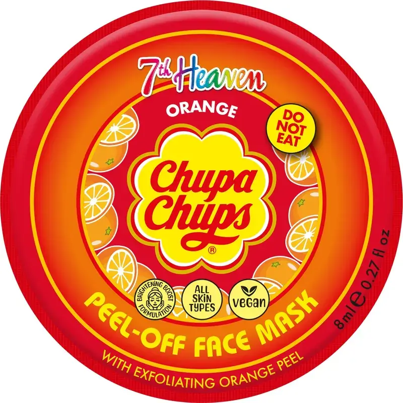 7 Heaven Mascarilla Peel-Off Chupa Chups Naranja