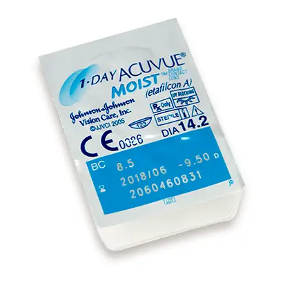 Acuvue 1 Day Moist Lentillas Esféricas Diarias , 90 unidades - +2.75, 8.5, 14.2 - Image 2