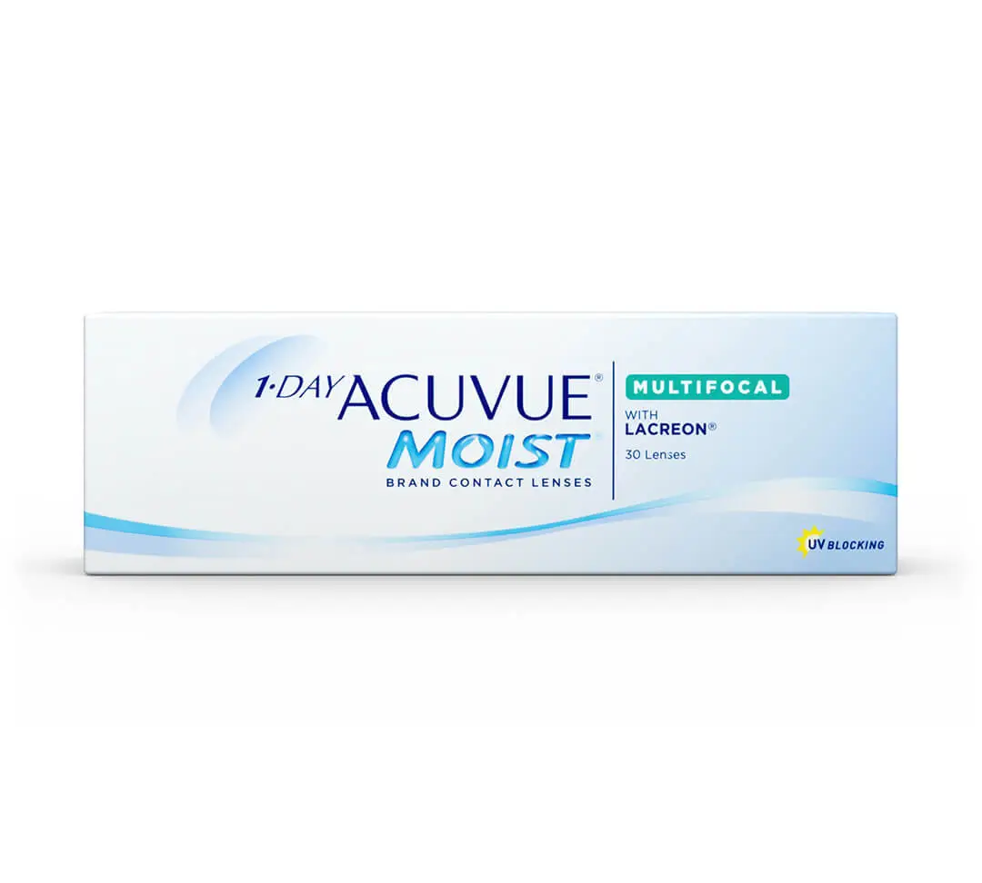 Acuvue 1 Day Moist Lentillas Multifocales Diarias , 30 unidades - -7.75, 8.4, Baja, 14.30