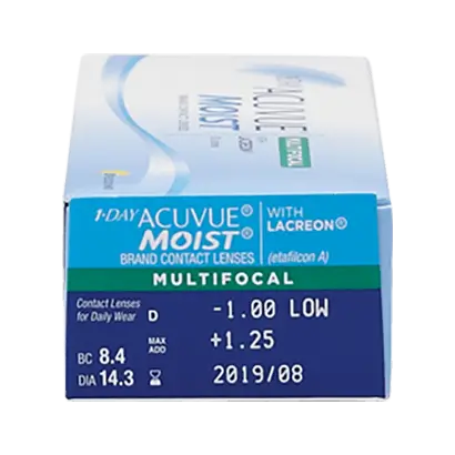 Acuvue 1 Day Moist Lentillas Multifocales Diarias , 30 unidades - +0.00, 8.4, Baja, 14.30 - Image 3