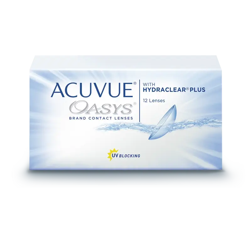 Acuvue Oasys Lentillas Esféricas Quincenales , 12 unidades - +3.75, 8.8, 14.0