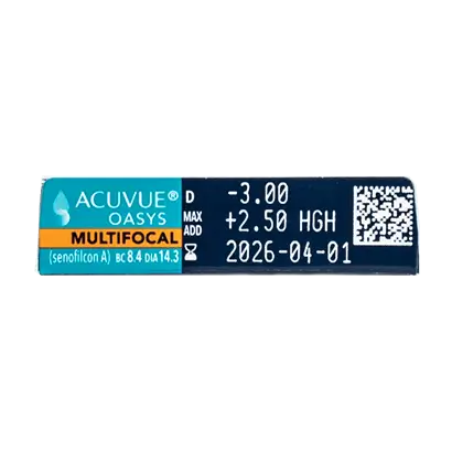 Acuvue Oasys Lentillas Multifocales Quincenales , 6 unidades - +5.50, 8.4, Baja, 14.30 - Image 3