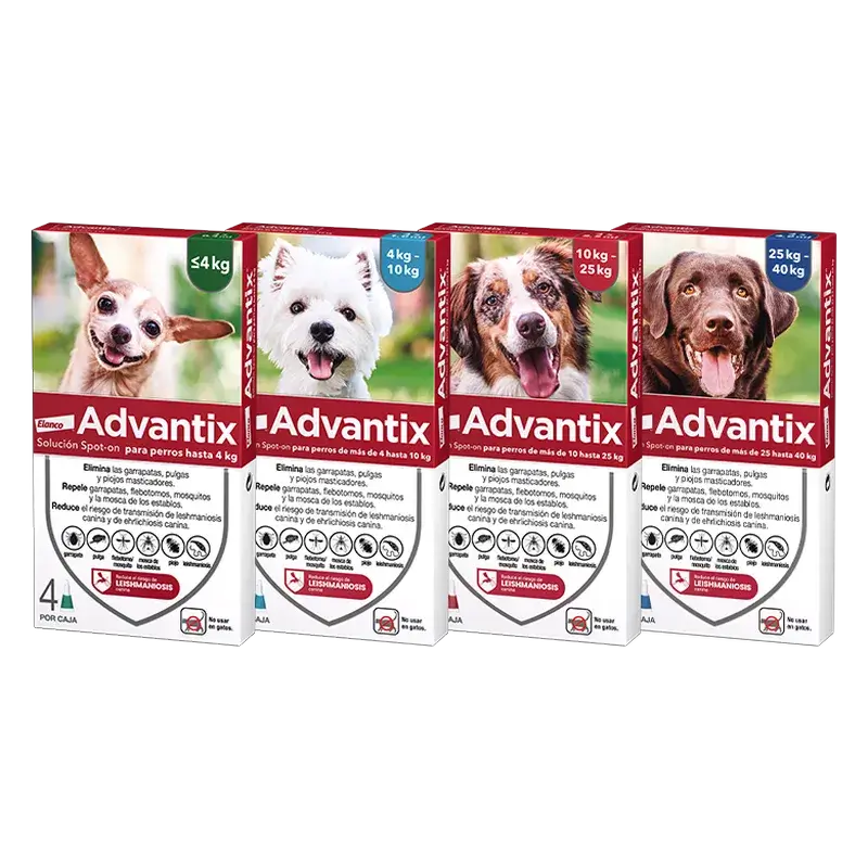 Advantix Mono Pipeta, 4,0 Ml +25Kg, 2 Unidades - Image 4