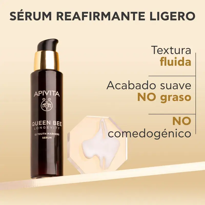 Apivita Queen Bee Longevity Sérum 12 Marcadores De Juventud, 30 ml - Image 7