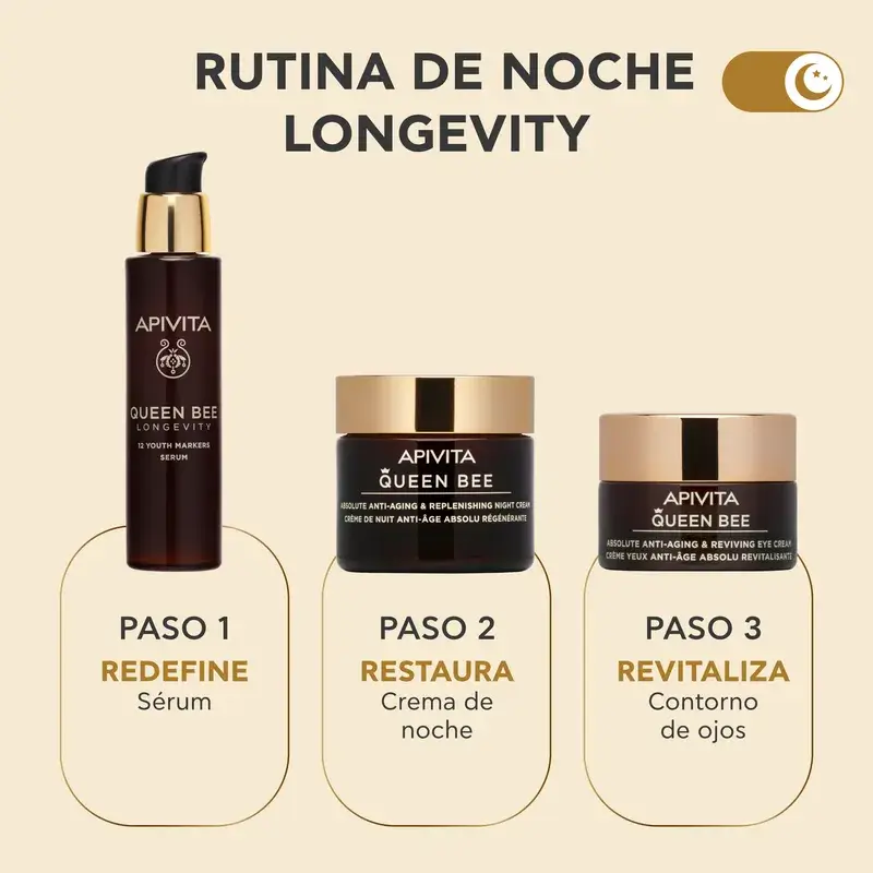 Apivita Queen Bee Longevity Sérum 12 Marcadores De Juventud, 30 ml - Image 9