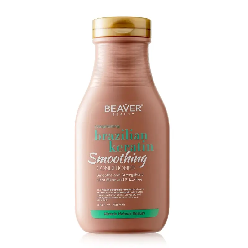 Beaver Acondicionador Alisante Brazilian Keratin , 350 ml