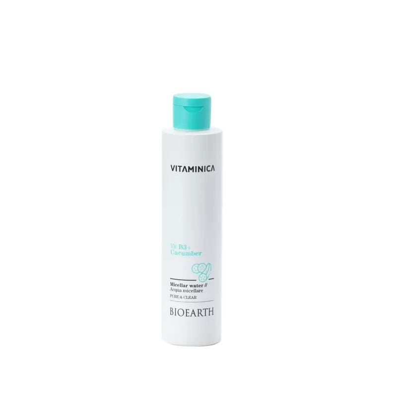 Bioearth Agua Micelar Vitamina B3 Y Pepino, 200 Ml