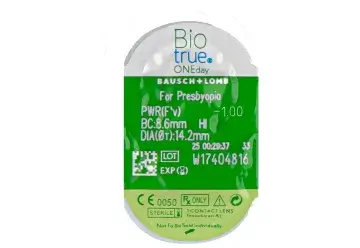 Biotrue One Day Lentillas Multifocales Diarias , 90 unidades - +0.25, 8.6, Baja, 14.2 - Image 3