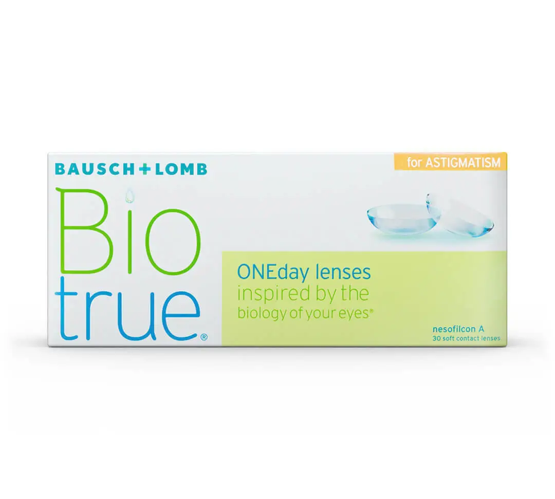 Biotrue One Day Lentillas Tóricas Diarias , 30 unidades - -4.50, -1.25, 90, 8.4, 14.50