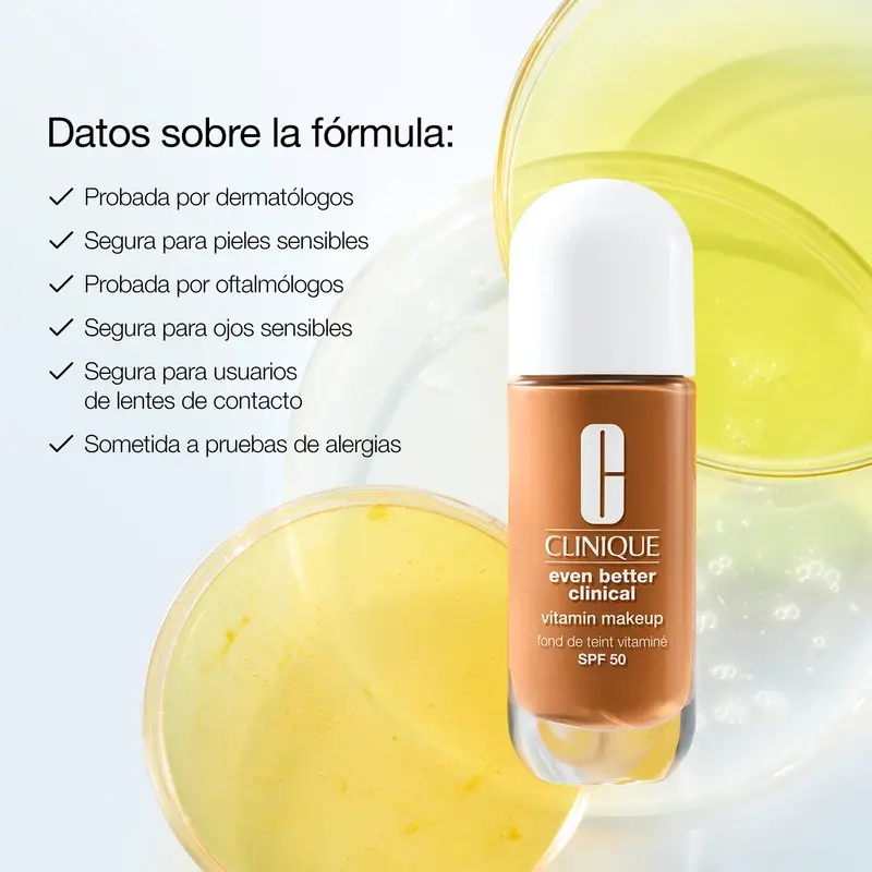 Clinique Even Better Vitamin Makeup Base De Maquillaje Spf50 Light Medium Cool 4, 30 ml - Image 8