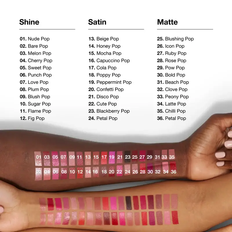 Clinique Pop Longwear Barra De Labios Matte Peony Pop, 3.9 gr - Image 4