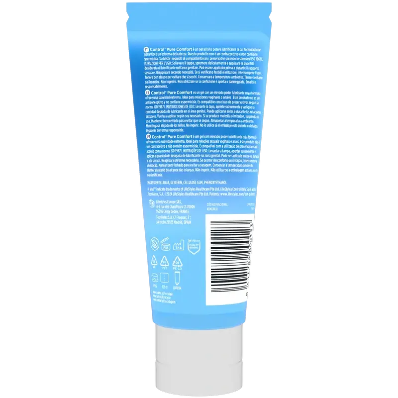 Control Purecomfort Tube Lubricante , 80 ml - Image 2