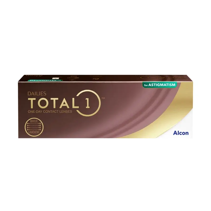 Dailies Total1 Lentillas Tóricas Diarias , 30 unidades - -2.75, -1.25, 50, 8.6, 14.50