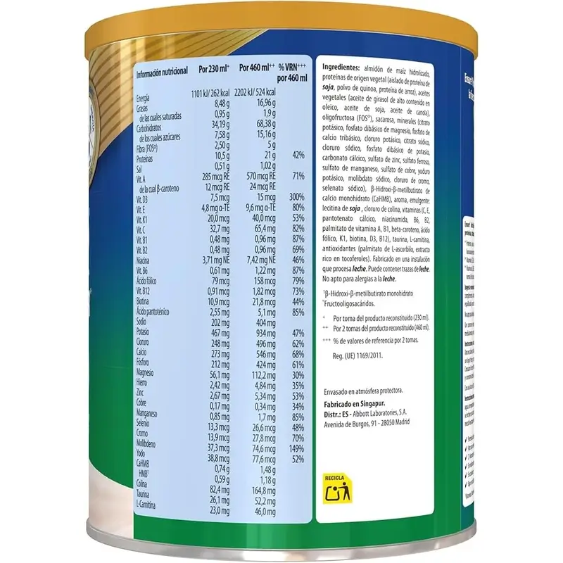Ensure Pack Ahorro Origen Vegetal 850G + 400Gr , 1250 gramos - Image 2