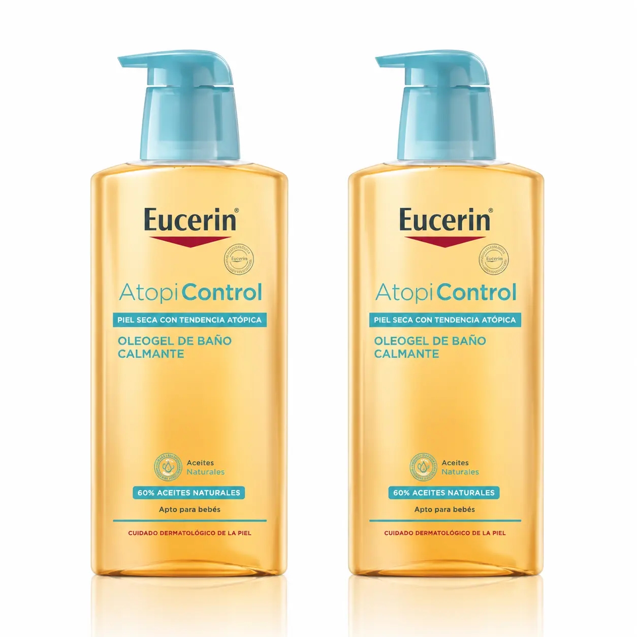 Eucerin Atopicontrol Oleogel De Baño, 400 Ml , pack 2