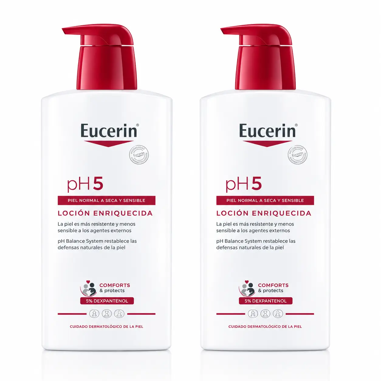 Eucerin Loción Enriquecida Ph5, 1000 Ml , pack 2