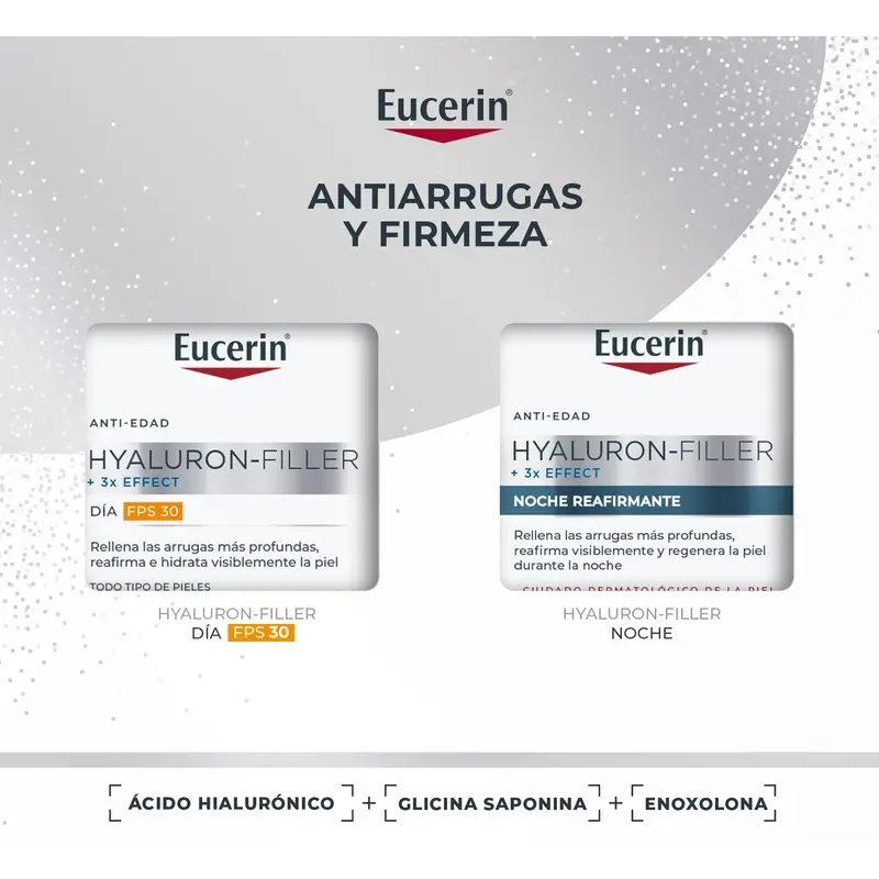 Eucerin Pack Antiedad Hyaluron-Filler Crema De Día Fps 30 50Ml + Crema De Noche 50Ml - Image 3