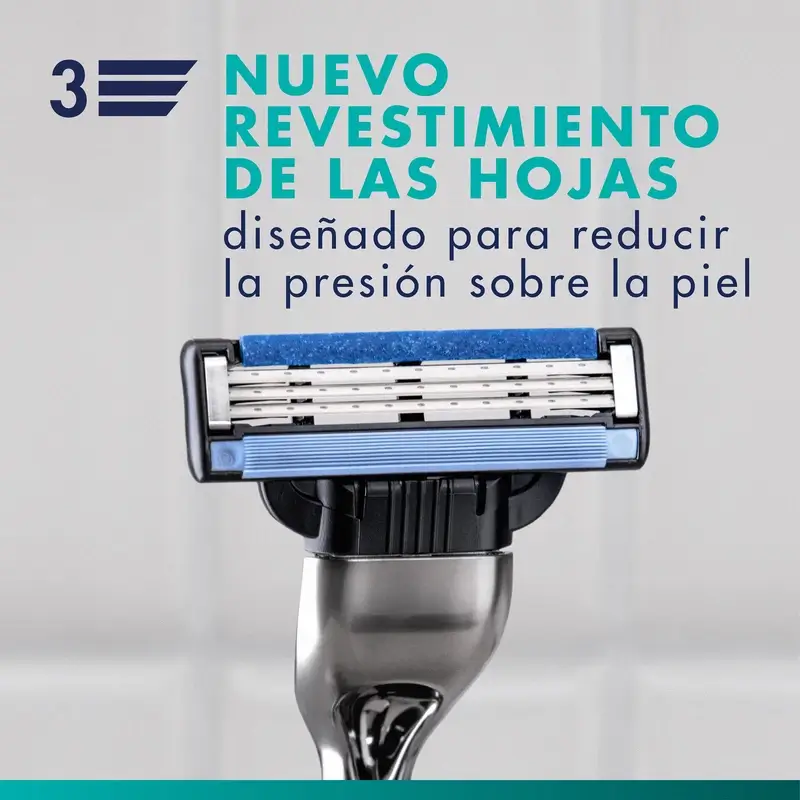 Gillette Mach3 Recambio Hombre, 6 Recambios - Image 4