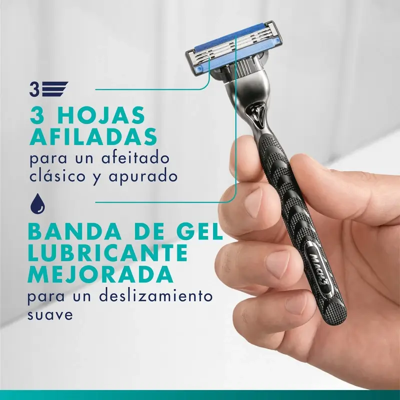 Gillette Mach3 Recambio Hombre, 6 Recambios - Image 5