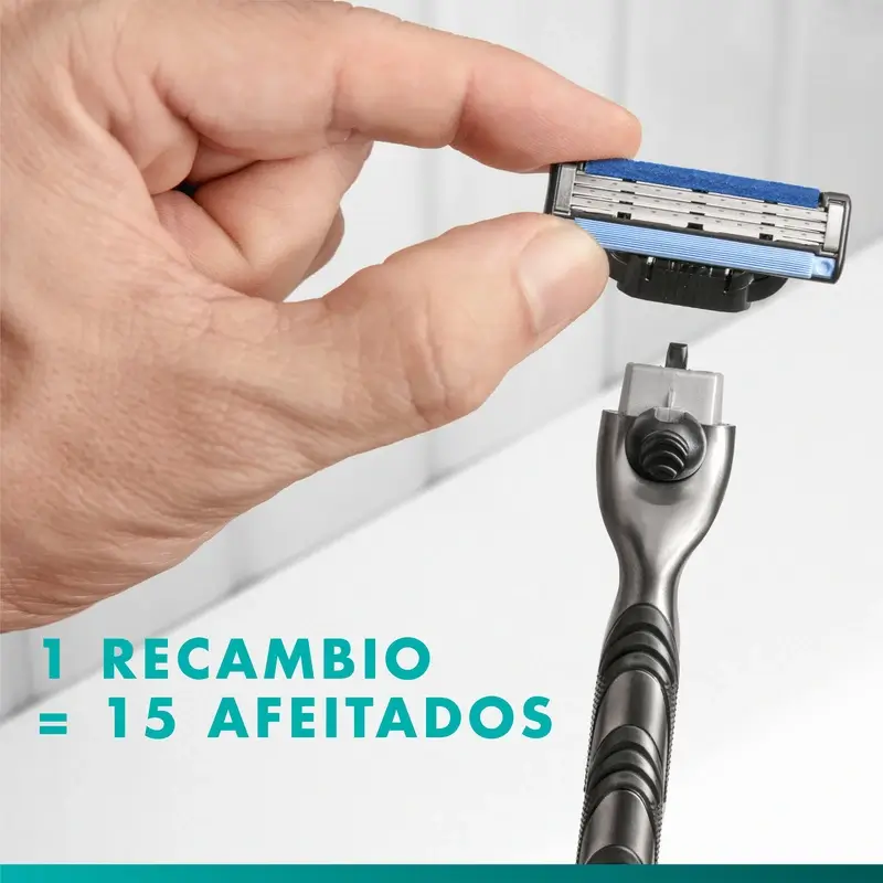 Gillette Mach3 Recambio Hombre, 6 Recambios - Image 8