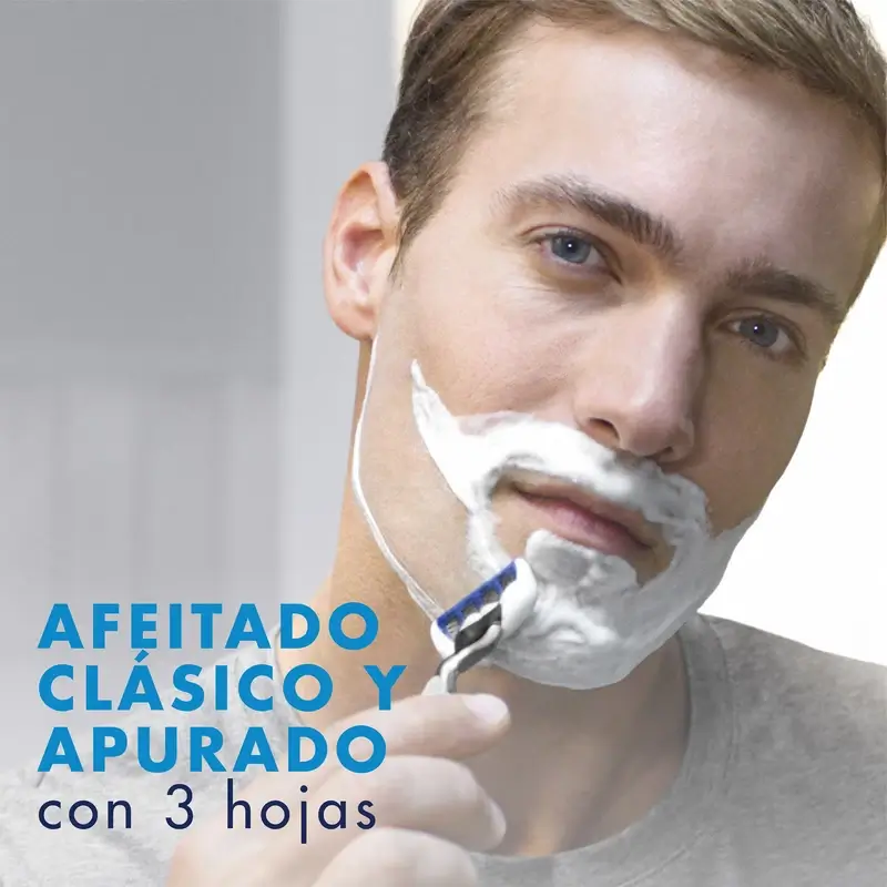 Gillette Mach3 Turbo hombre, 8 Recambios - Image 7