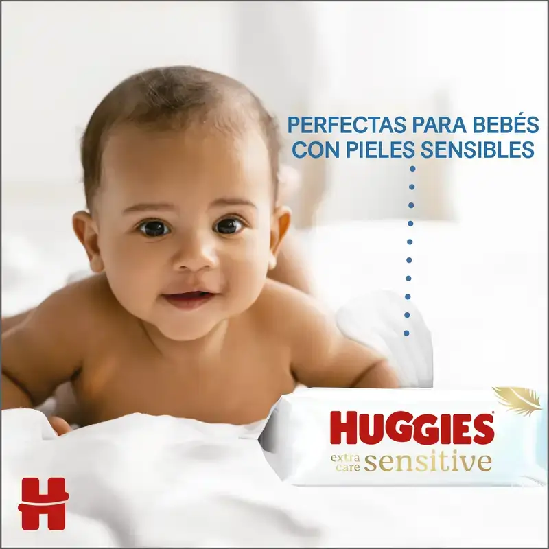 Huggies Extra Care Sensitive Toallitas , 48 unidades - Image 8