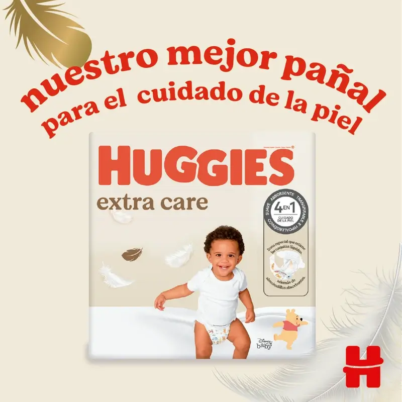 Huggies Extra Care Talla 2 (4-6 Kg) Pañal Para Bebé Disney , 160 Unidades - Image 15