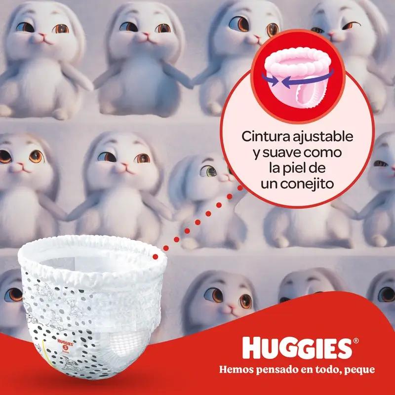 Huggies Little Movers Talla 5 (12-17 Kg) Pañal Braguita Para Bebé Disney , 104 unidades - Image 6
