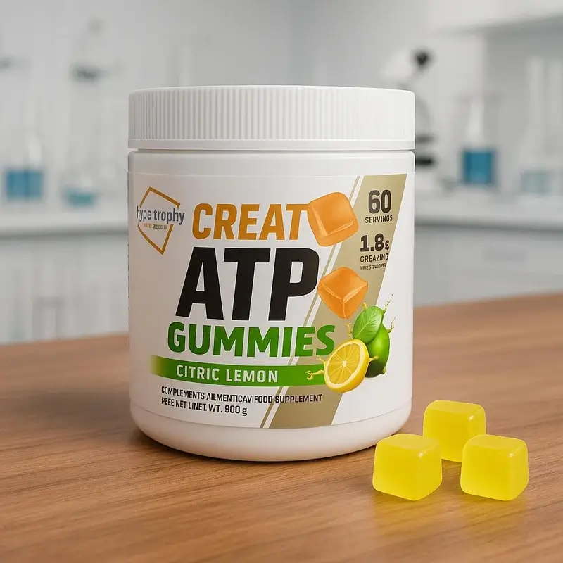 Hypertrophy Nutrition Creatina ATP Limón, 120 gominolas - Image 2