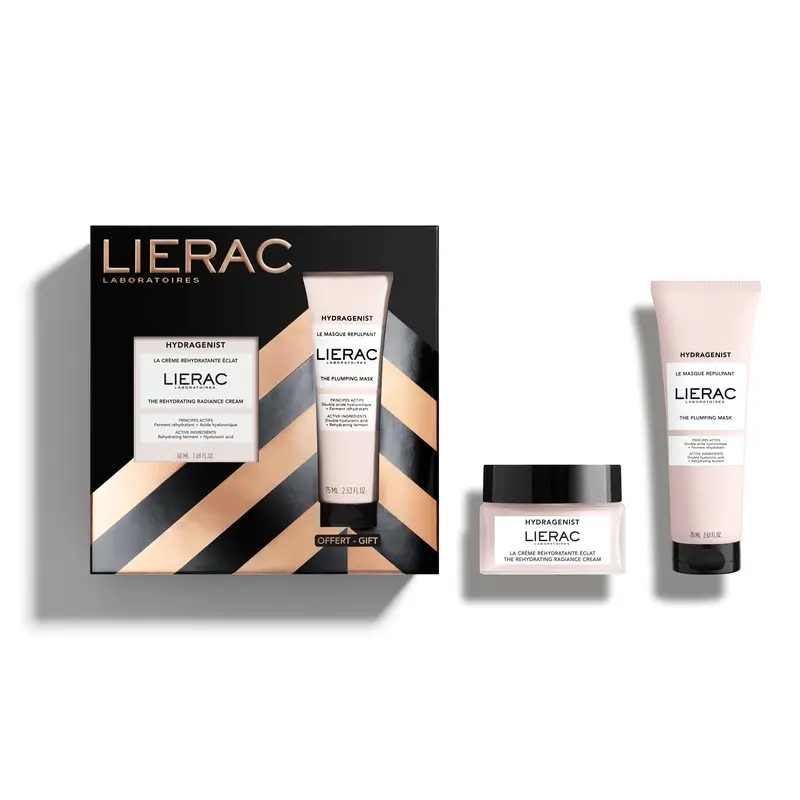 Lierac Cofre De Navidad Crema Hydragenist Mascarilla Rehidratante Hydra 75Ml De Regalo