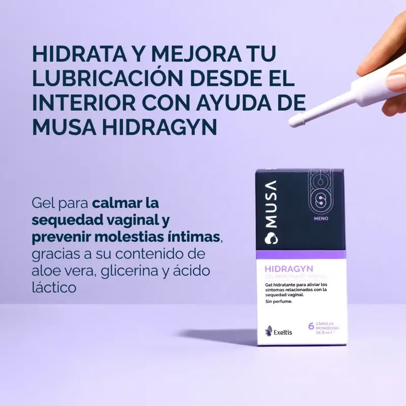 Musa Hydragin Hidratante Vaginal, 2x6 Cánulas - Image 3
