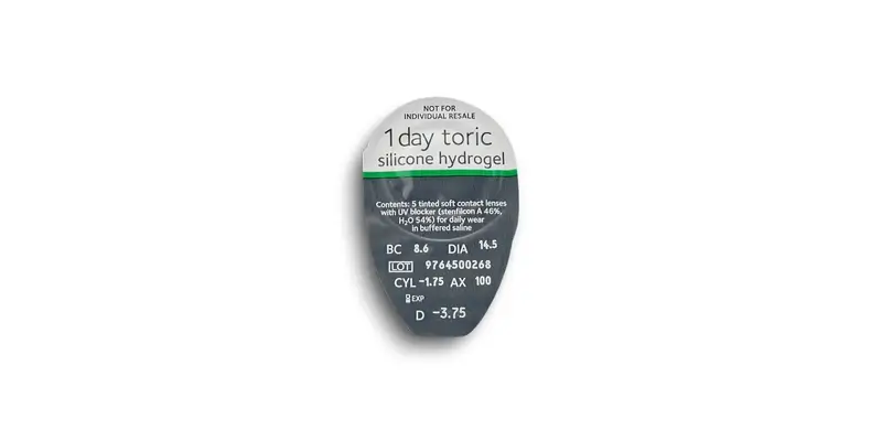 Myday  Lentillas Tóricas Diarias, 30 unidades - -3.75, -1.75, 100, 8.6, 14.50 - Image 3