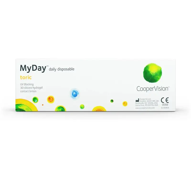 Myday Lentillas Tóricas Diarias, 30 unidades - -2.25, -1.25, 110, 8.6, 14.50