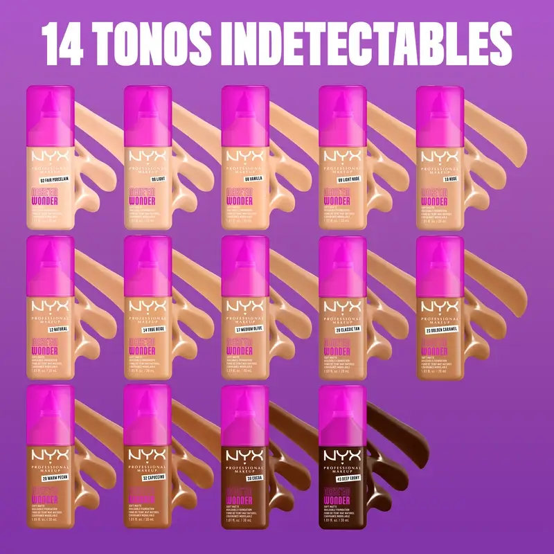 Nyx Cosmetics Make Em Wonder Fdt True Beige, 30 ml - Image 10