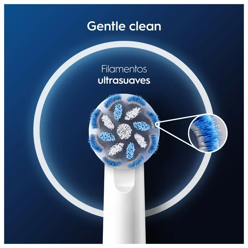 Oral-B Braun Recambio Sensitive Clean, 4 unidades - Image 6