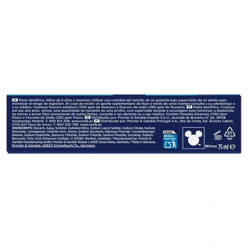 Oral-B Junior Star Wars Pasta Dentífrica 2X75 Ml, +6 Años - Image 7