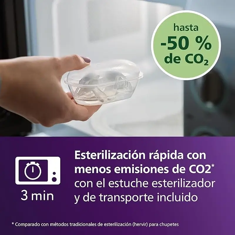 Philips Avent 2 chupetes ultra air nocturno +18m niña - Image 6