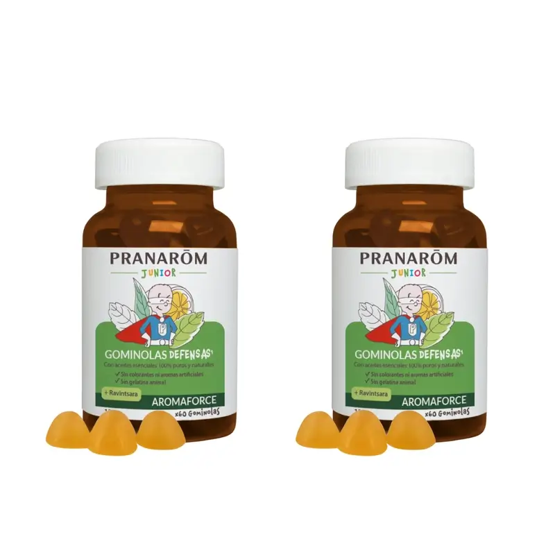 Pranarôm Aromaforce Junior Gominolas Defensas, Pack De 2