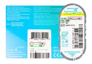Purevision Lentillas Multifocales Mensuales , 3 unidades - -0.50, 8.6, Alta, 14.0 - Image 3