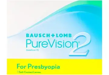 Purevision Lentillas Multifocales Mensuales , 3 unidades - -3.25, 8.6, Baja, 14.0