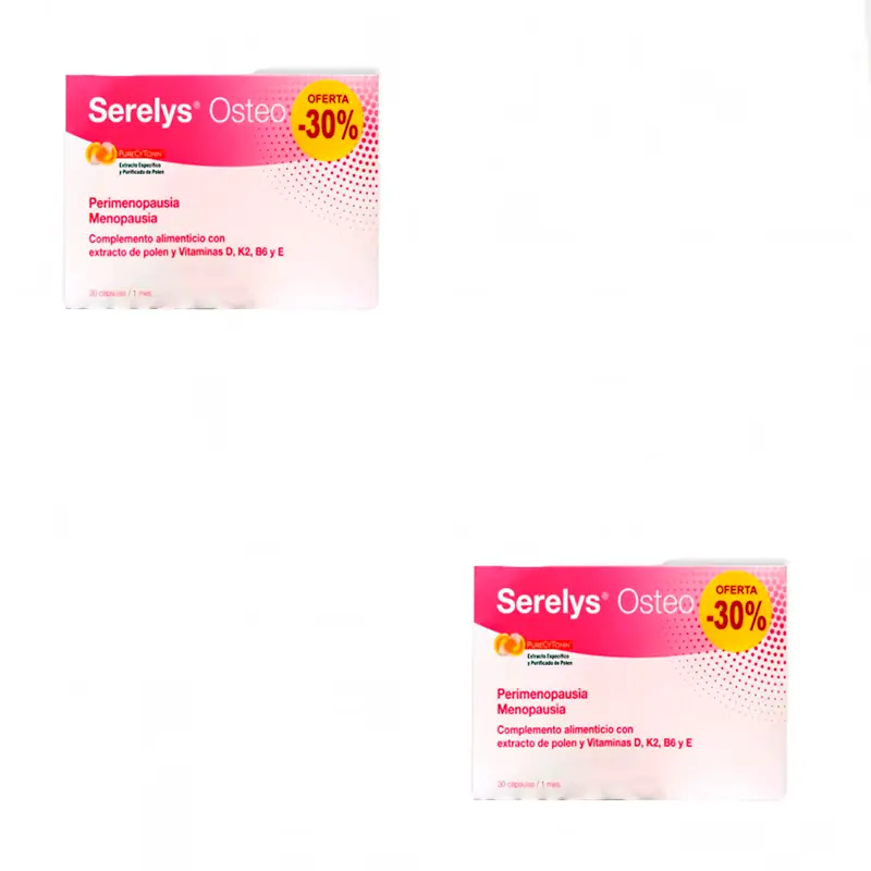 Serelys Osteo, Pack 2x30 Cápsulas