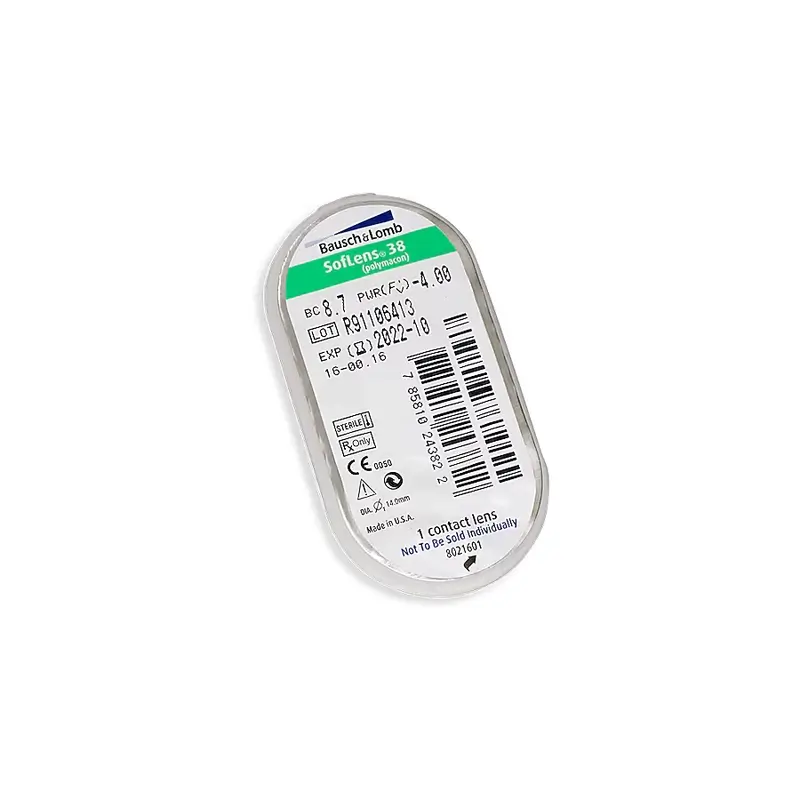 Soflens 38 Lentillas Esféricas Mensuales , 6 unidades - -0.75, 8.7, 14.0 - Image 3