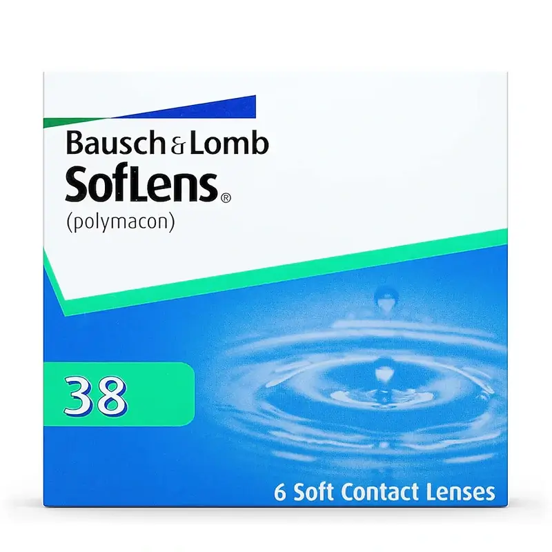 Soflens 38 Lentillas Esféricas Mensuales , 6 unidades - -2.75, 8.4, 14.0