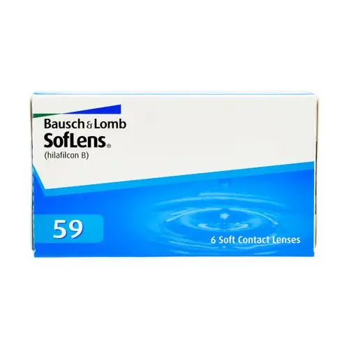 Soflens 59 Lentillas Esféricas Mensuales , 6 unidades - -6.50, 8.6, 14.2