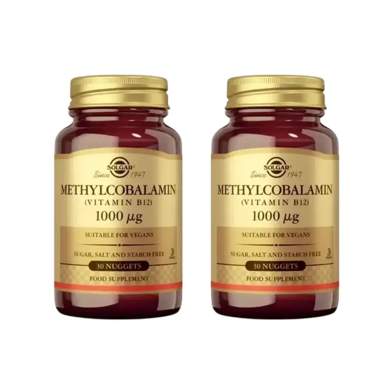 Solgar Metilcobalamina 1000 Mcg, 2X30 Comprimidos
