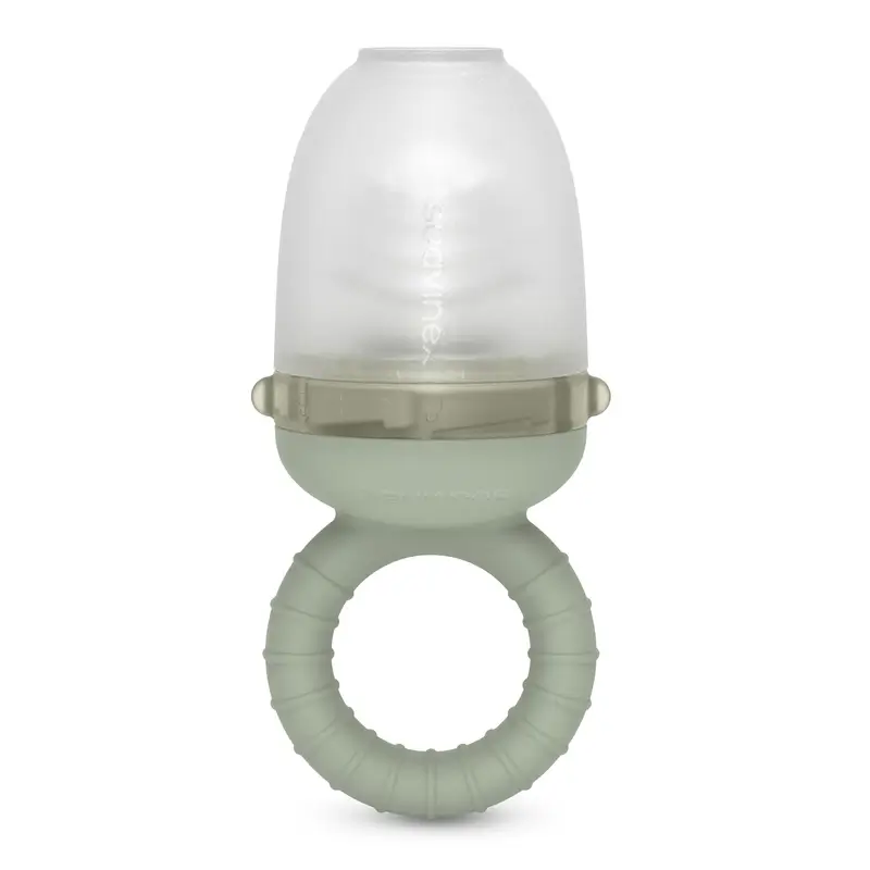 Suavinex Alimentador Antiahogo De Silicona, +6 Meses, Verde