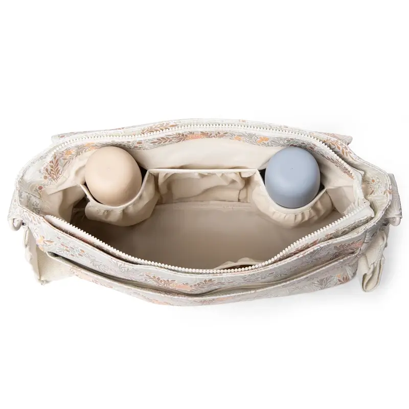 Suavinex Bolso Maternidad Bandolera Estampado Poetry Beige - Image 5