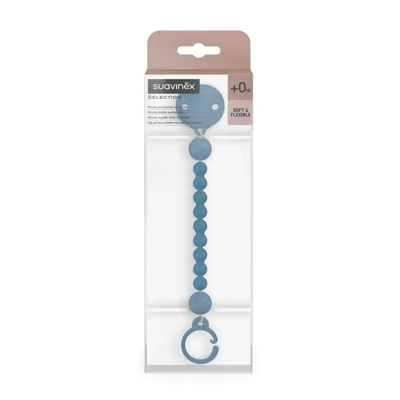 Suavinex Broche Pinza De Silicona, Deep Ocean - Image 2