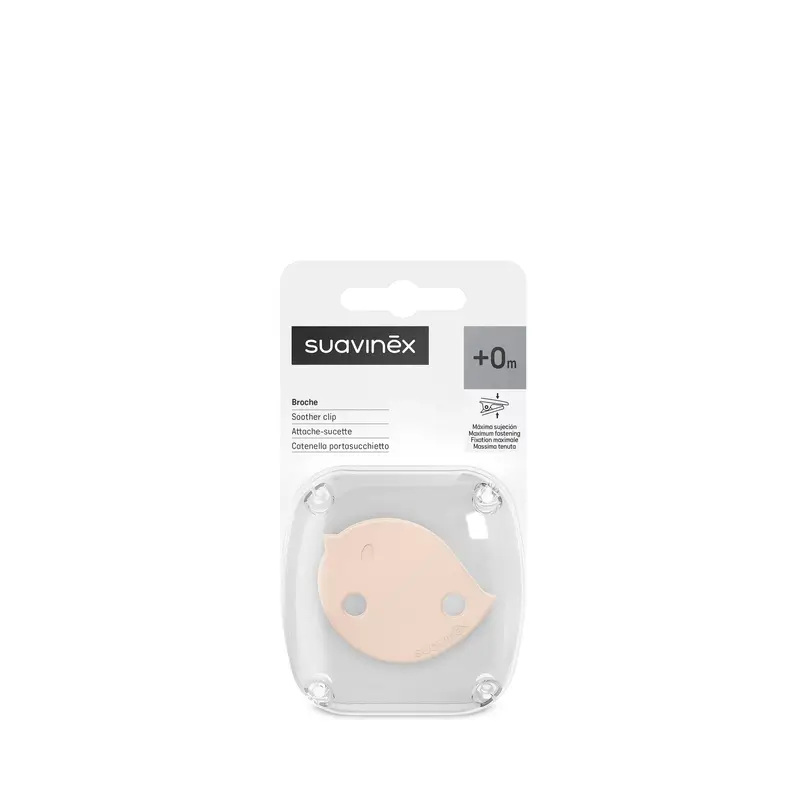 Suavinex Broche Pinza Sujetachupetes +0 Meses Birdies Rosa - Image 4