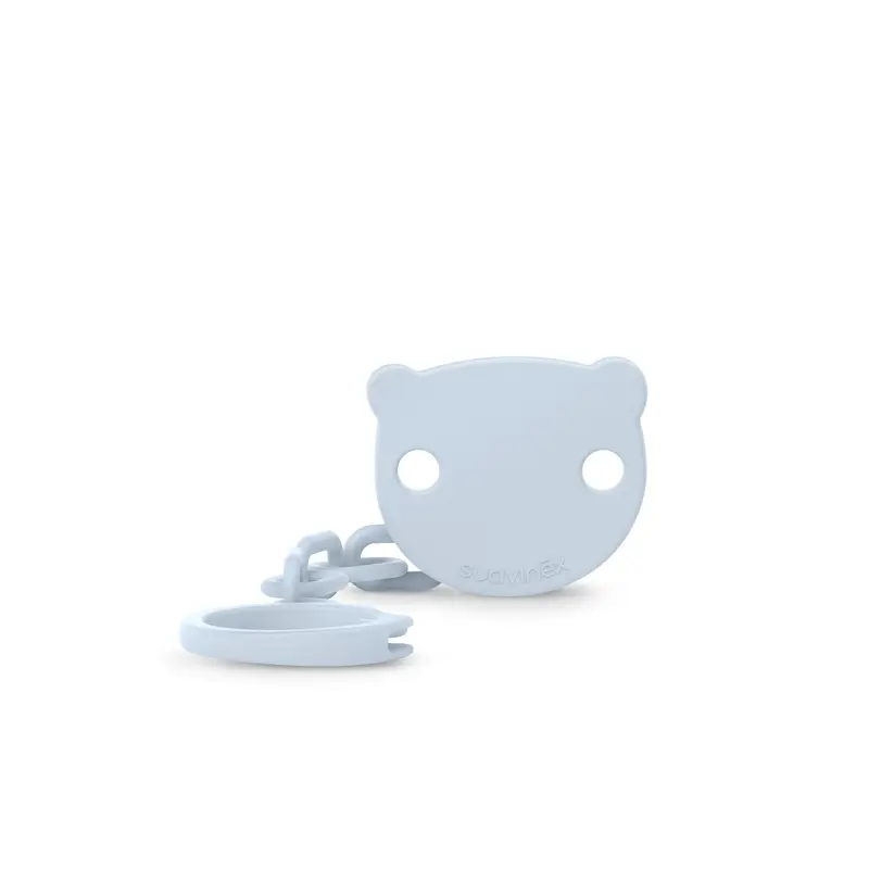 Suavinex Broche Pinza Sujetachupetes +0 Meses Wild&Free Azul
